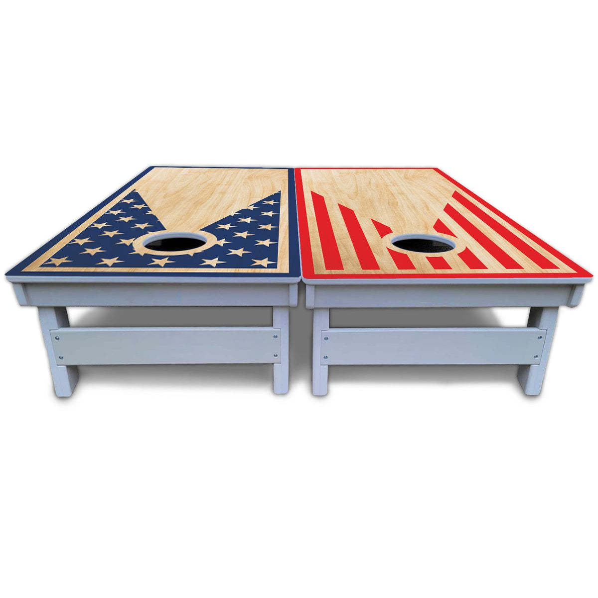 Stars & Stripes Cornhole Boards - All Weather Series
