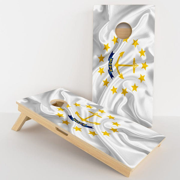 Boards Rhode Island Flag Professional Cornhole Boards