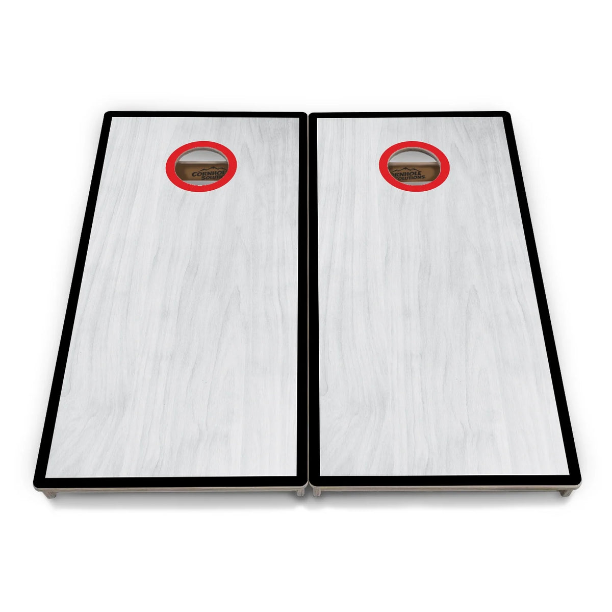 Grey Wash Hole Ring Cornhole Boards – Tournament Series