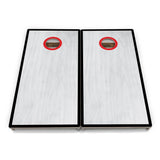 Grey Wash Hole Ring Cornhole Boards – Tournament Series