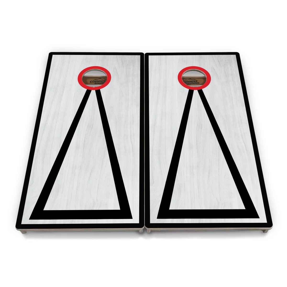 Grey Wash Hole Ring Cornhole Boards – Tournament Series