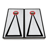 Grey Wash Hole Ring Cornhole Boards – Tournament Series