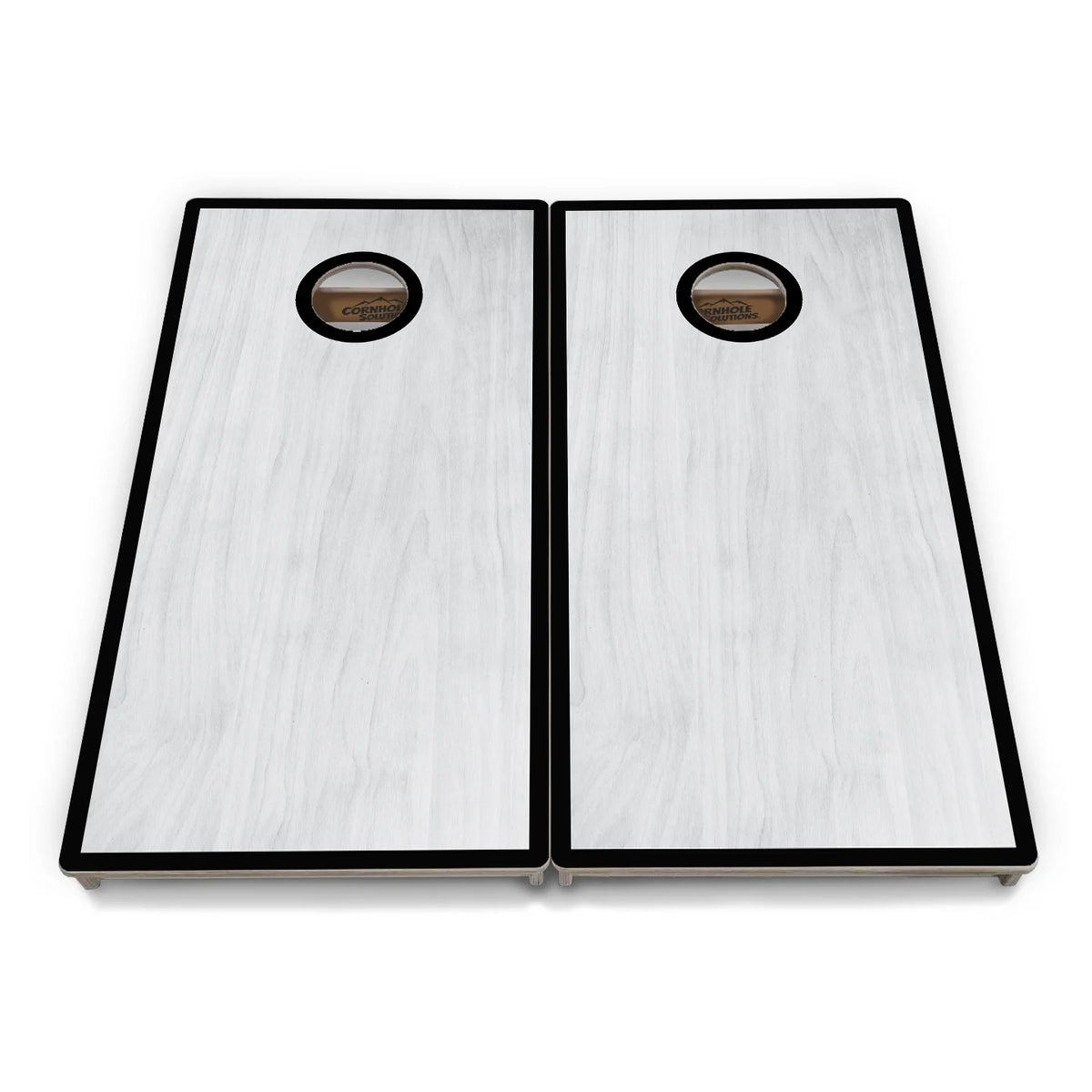 Grey Wash Hole Ring Cornhole Boards – Tournament Series