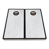 Grey Wash Hole Ring Cornhole Boards – Tournament Series