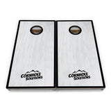 Grey Wash Hole Ring Cornhole Boards – Tournament Series