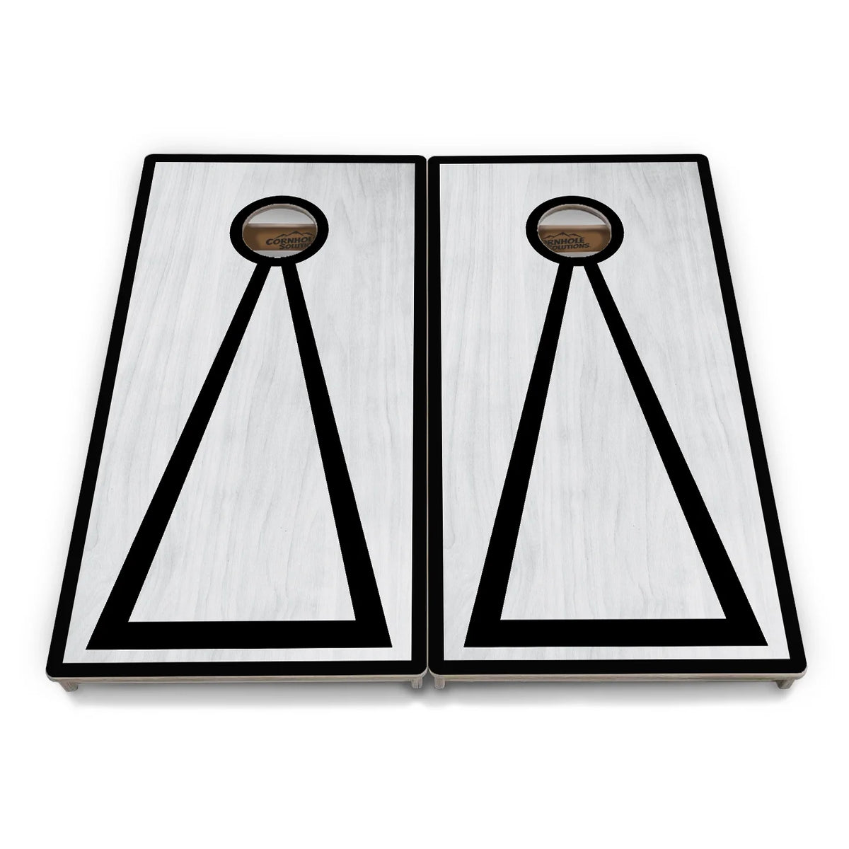 Grey Wash Hole Ring Cornhole Boards – Tournament Series