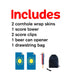 South Dakota Classic State Flag Cornhole Boards Wraps (Set of 2)