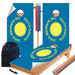 South Dakota Classic State Flag Cornhole Boards Wraps (Set of 2)