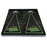 Honeycomb Black Cornhole Boards - All Weather Series