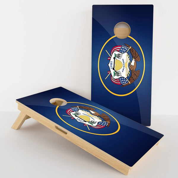 Boards Utah Flag Professional Cornhole Boards