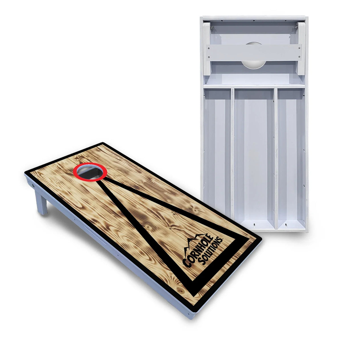 Burnt Triangle Cornhole Boards - All Weather Series
