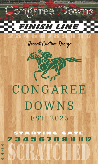 Horse Race Game XL Horse Race Party Game - New Heavy Duty Metal Horse Numbered 2-12