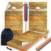 Side Planks Yellow Cornhole Boards Wraps (Set of 2)