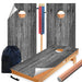 Grey Wood Cornhole Boards Wraps (Set of 2)