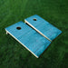 Blue Wood Cornhole Boards Wraps (Set of 2)
