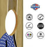 Cornhole Boards World Series of Cornhole Official 2' x 4' Professional Cornhole Board Runway 2402P - Sasquatch Holding an American Flag