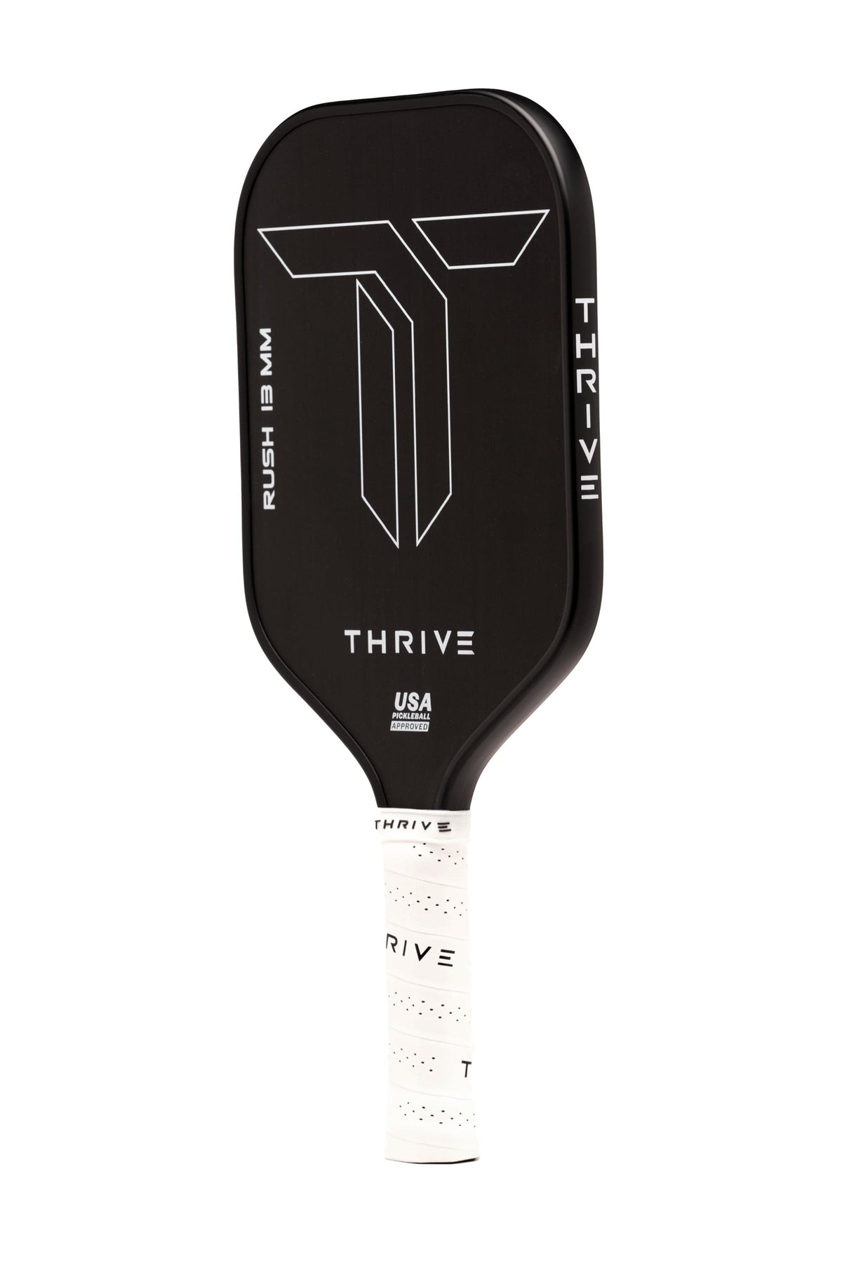 Pickleball Paddle RUSH 13   Includes custom weight card, paddle cover, paddle eraser, and lead weights.