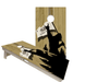 Cornhole Boards World Series of Cornhole Official 2' x 4' Professional Cornhole Board Runway 2402P - Sasquatch Holding a California Flag