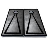 Smoke Triangle Cornhole Boards - All Weather Series