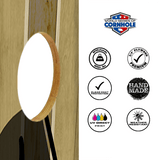 Cornhole Boards World Series of Cornhole Official 2' x 4' Professional Cornhole Board Runway 2402P - Sasquatch Holding a Michigan Flag