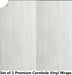 White Wood Cornhole Boards Wraps (Set of 2)