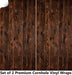 Dark Plank Wood Cornhole Boards Wraps (Set of 2)