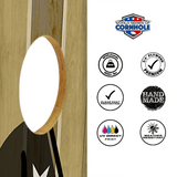 Cornhole Boards World Series of Cornhole Official 2' x 4' Professional Cornhole Board Runway 2402P - Sasquatch Holding a Texas Flag