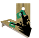 Cornhole Boards World Series of Cornhole Official 2' x 4' Professional Cornhole Board Runway 2402P - Sasquatch Holding a Washington Flag