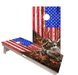Cornhole Boards World Series of Cornhole Official 2' x 4' Professional Cornhole Board Runway 2402P - Deer with American Flag