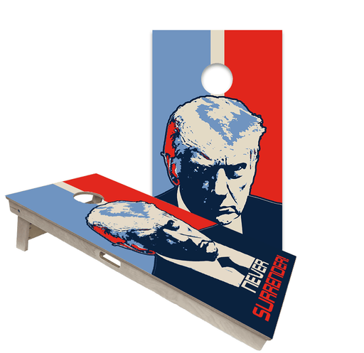 Cornhole Boards World Series of Cornhole Official 2' x 4' Professional Cornhole Board Runway 2402P - Never Surrender