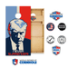 Cornhole Boards World Series of Cornhole Official 2' x 4' Professional Cornhole Board Runway 2402P - Never Surrender
