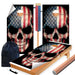 American Skull Cornhole Boards Wraps (Set of 2)
