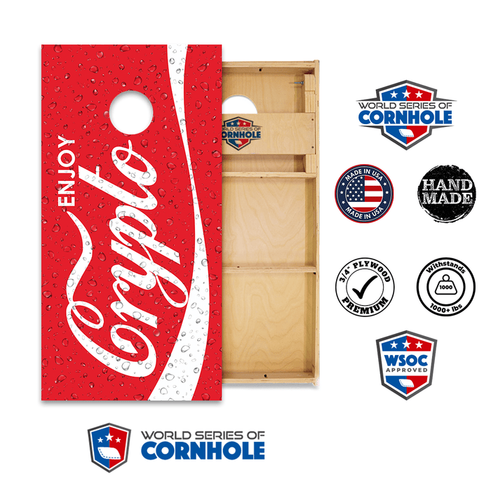 Cornhole Boards World Series of Cornhole Official 2' x 4' Professional Cornhole Board Runway 2402P - Enjoy Crypto