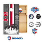 Cornhole Boards World Series of Cornhole Official 2' x 4' Professional Cornhole Board Runway 2402P - O-H-I-O