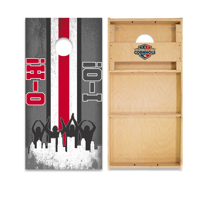Cornhole Boards World Series of Cornhole Official 2' x 4' Professional Cornhole Board Runway 2402P - O-H-I-O