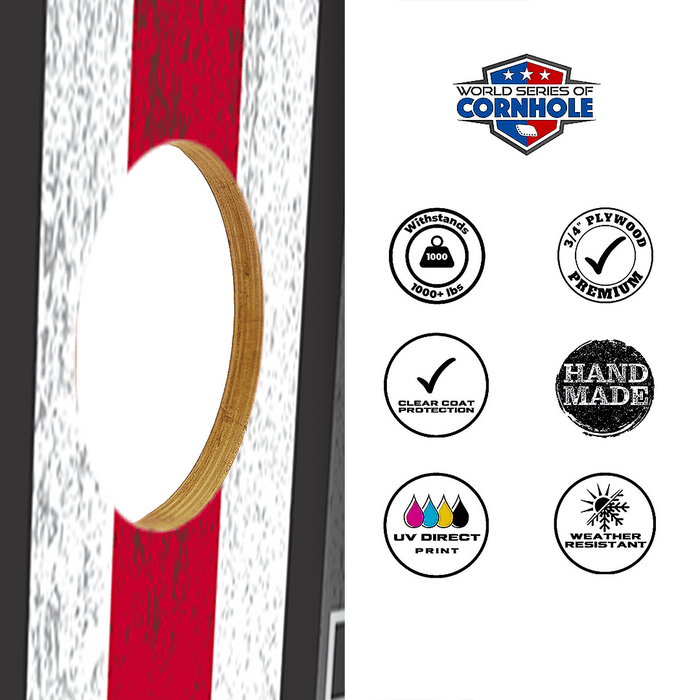 Cornhole Boards World Series of Cornhole Official 2' x 4' Professional Cornhole Board Runway 2402P - O-H-I-O