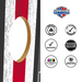 Cornhole Boards World Series of Cornhole Official 2' x 4' Professional Cornhole Board Runway 2402P - O-H-I-O