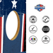 Cornhole Boards World Series of Cornhole Official 2' x 4' Professional Cornhole Board Runway 2402P - POW MIA Not Forgotten