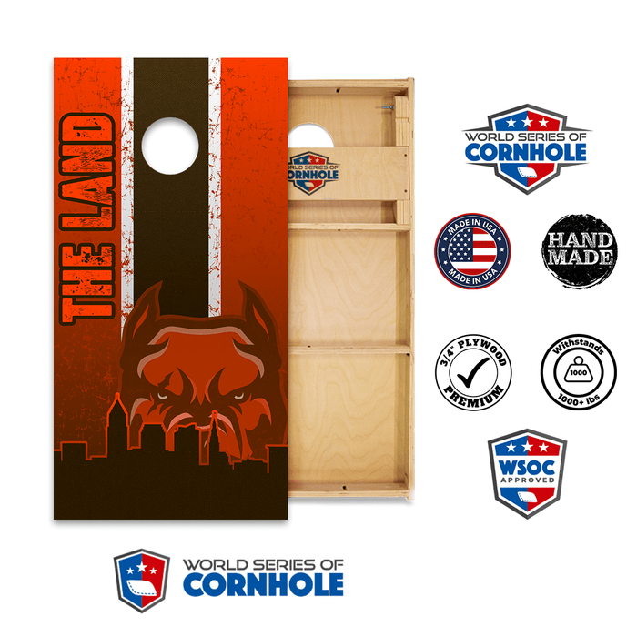 Cornhole Boards World Series of Cornhole Official 2' x 4' Professional Cornhole Board Runway 2402P - The Land