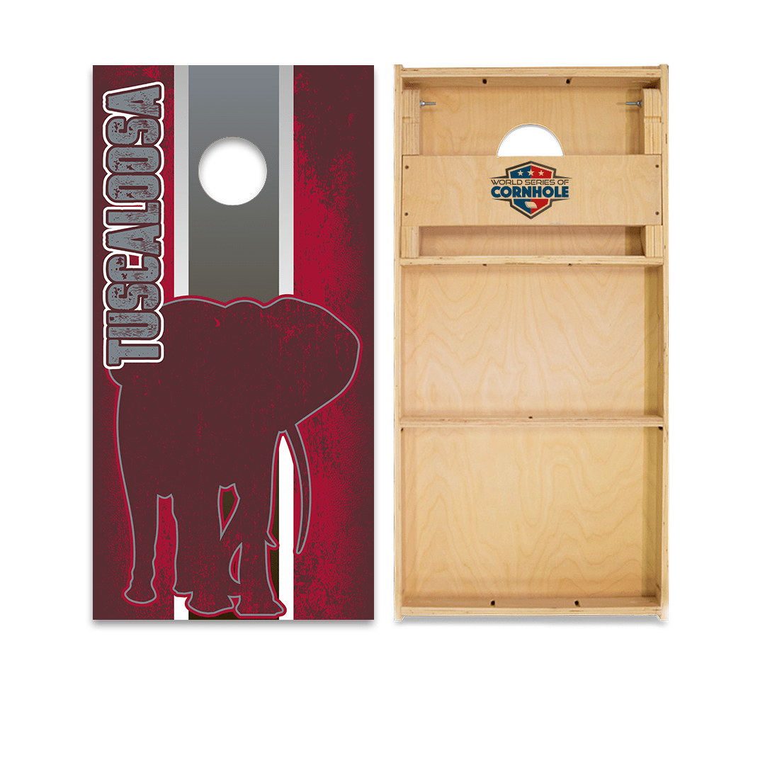 Cornhole Boards World Series of Cornhole Official 2' x 4' Professional Cornhole Board Runway 2402P - Tuscaloosa