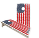 Cornhole Boards World Series of Cornhole Official 2' x 4' Professional Cornhole Board Runway 2402P - Withering Wilds American Flag