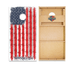 Cornhole Boards World Series of Cornhole Official 2' x 4' Professional Cornhole Board Runway 2402P - Withering Wilds American Flag