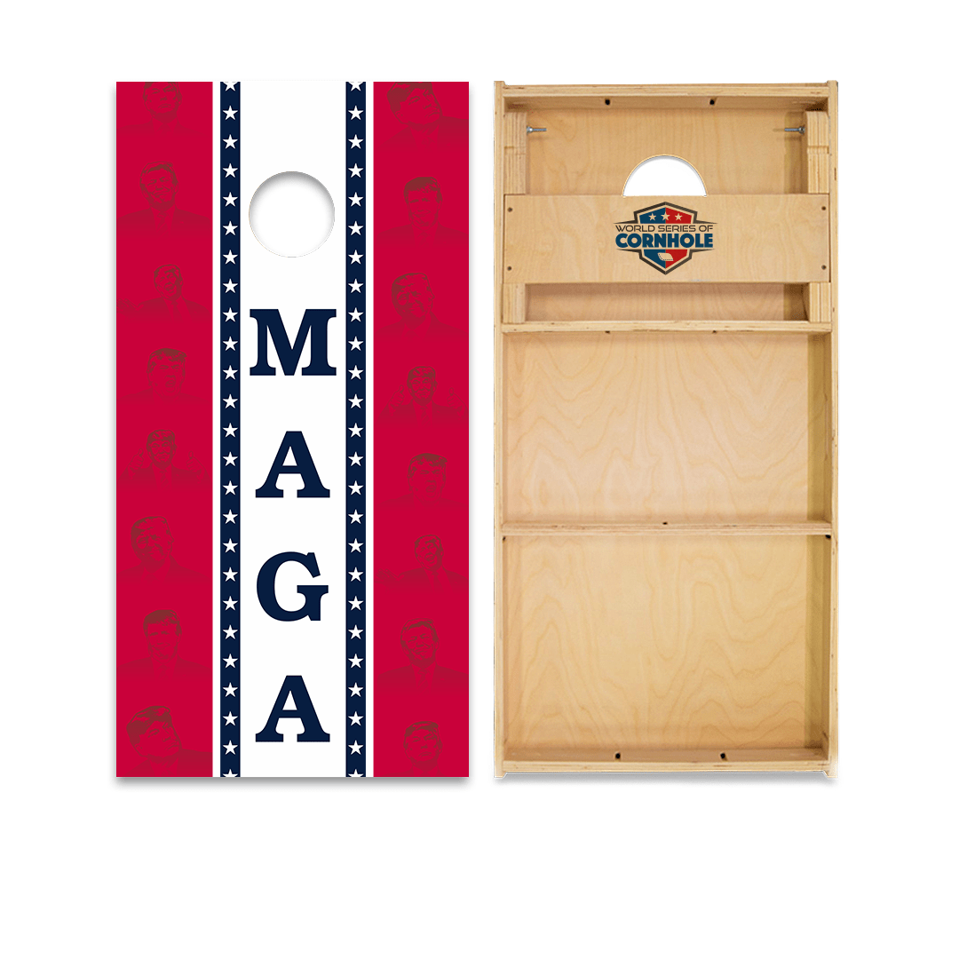 Cornhole Boards World Series of Cornhole Official 2' x 4' Professional Cornhole Board Runway 2402P - MAGA