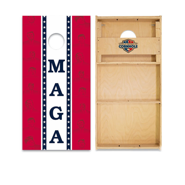 Cornhole Boards World Series of Cornhole Official 2' x 4' Professional Cornhole Board Runway 2402P - MAGA