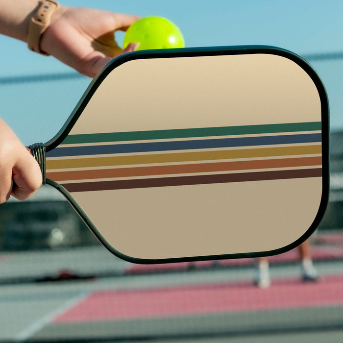Pickleball Paddle 16MM Retro Stripes Pickleball Paddle