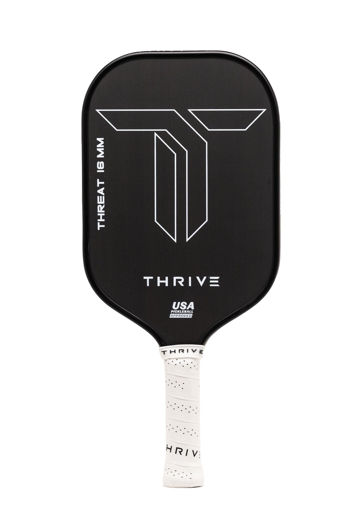 Pickleball Paddle 117 (Light) THREAT 16 Includes custom weight card, paddle cover, paddle eraser, and lead weights.