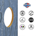 Cornhole Boards World Series of Cornhole Official 2' x 4' Professional Cornhole Board Runway 2402P - Withering Wilds Black Crappie
