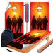 Soldiers Sunset Cornhole Boards Wraps (Set of 2)