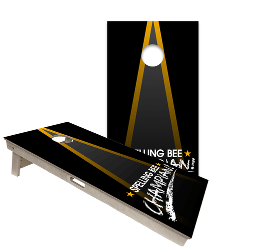 Cornhole Boards World Series of Cornhole Official 2' x 4' Professional Cornhole Board Runway 2402P - Spelling Bee
