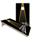 Cornhole Boards World Series of Cornhole Official 2' x 4' Professional Cornhole Board Runway 2402P - Spelling Bee